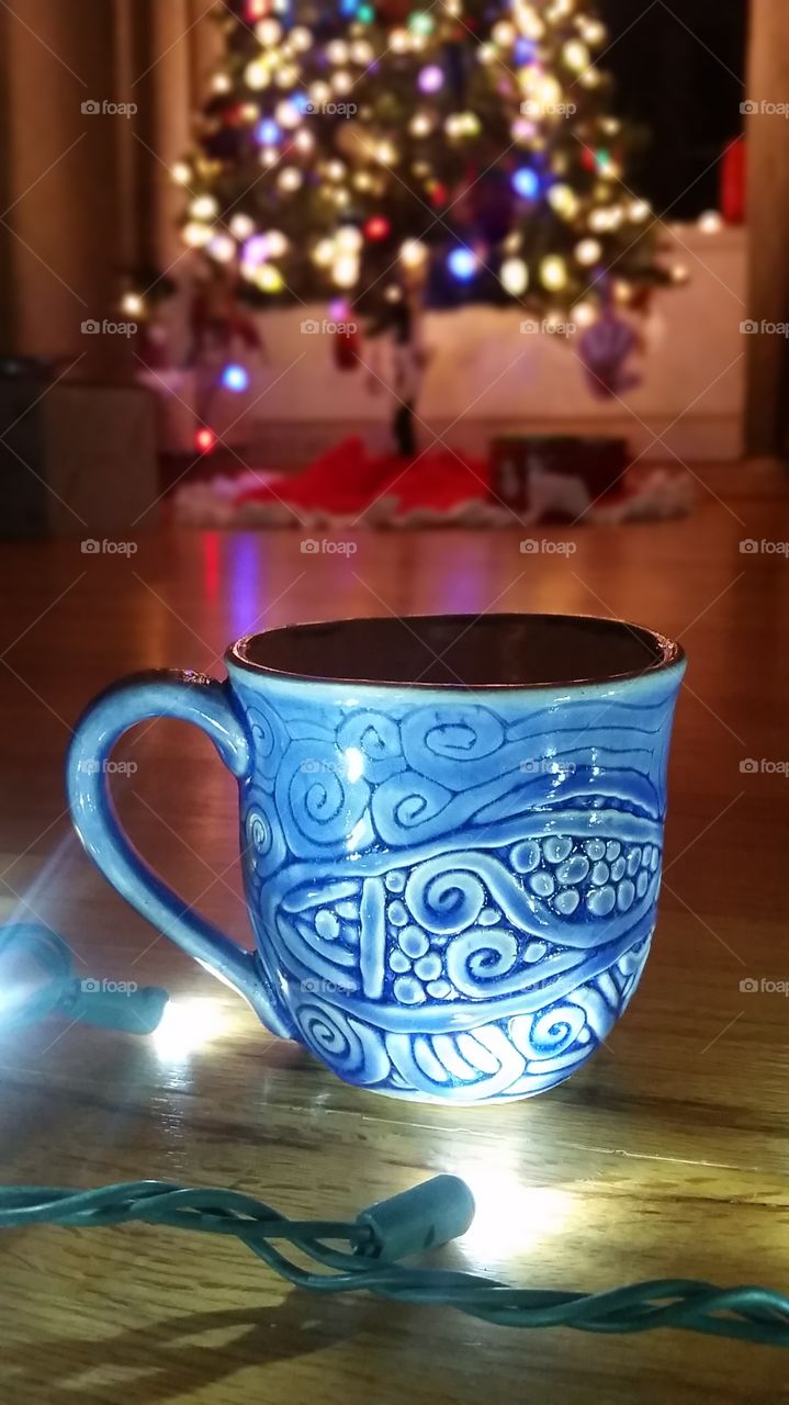 handmade fish mug