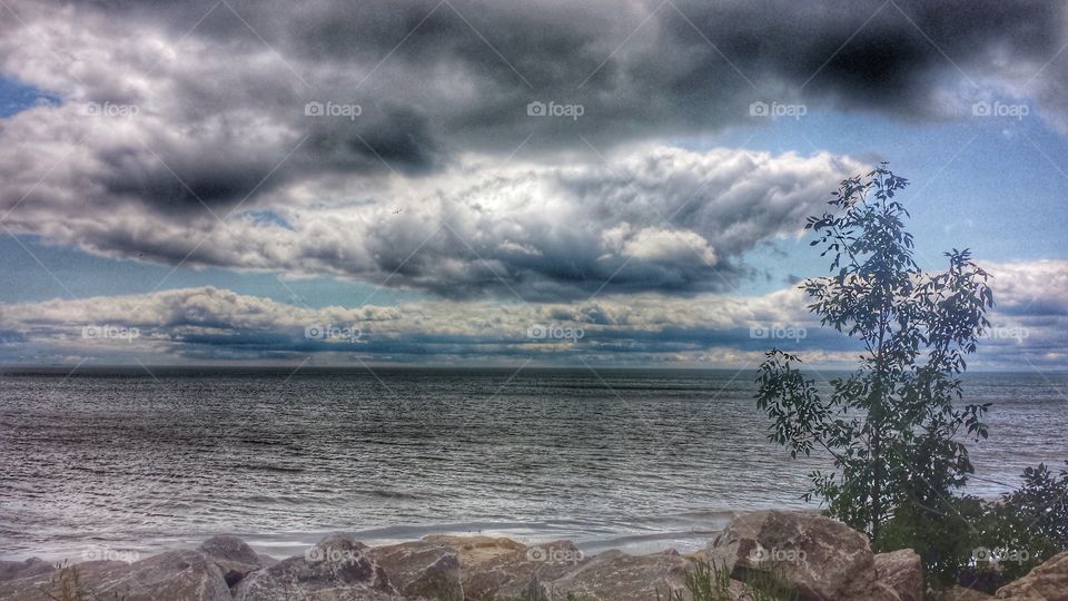 Stormy Over the Lake