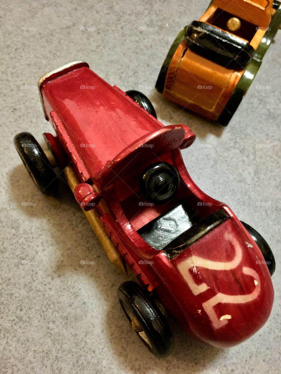 This wood car reminds me of my playful childhood 