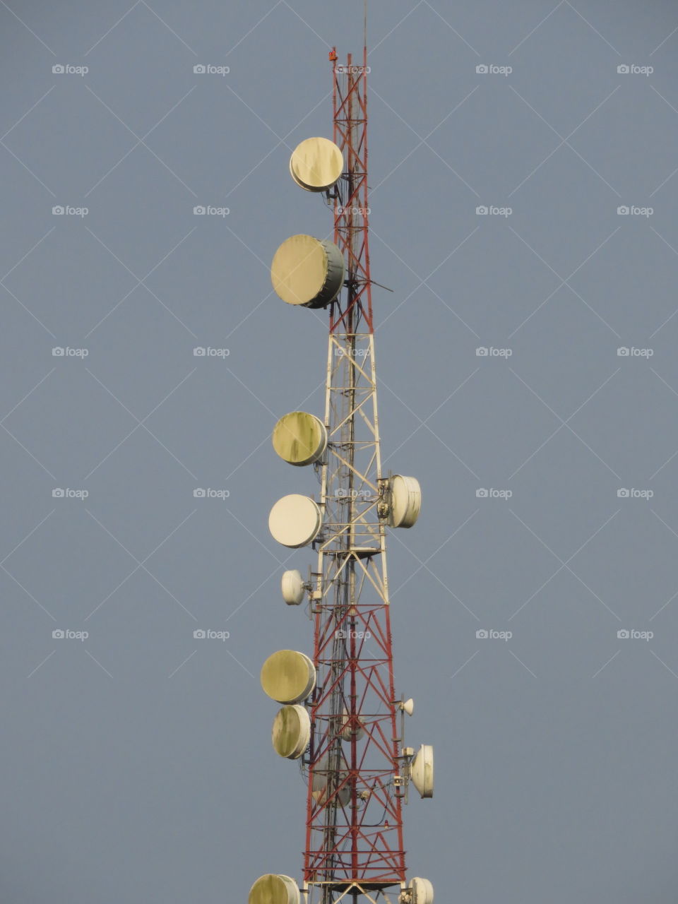 Telecom mast for data and signal