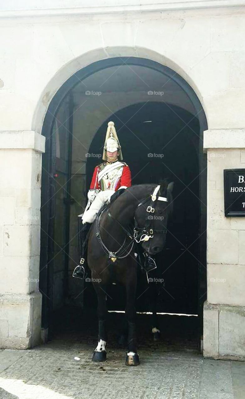 Queens guard. London, UK...