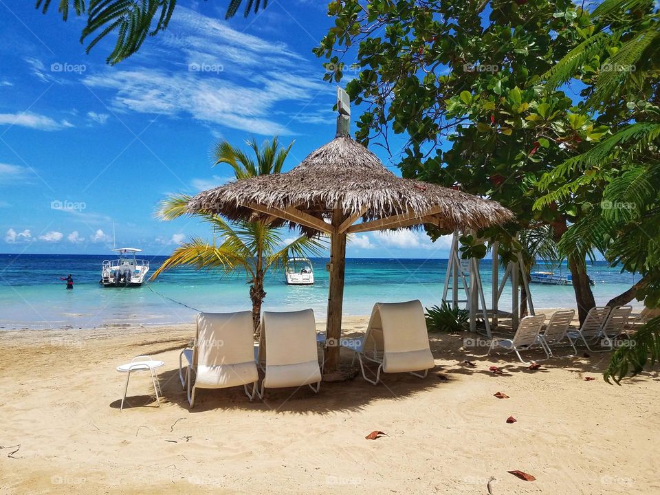 Sea side at Jamaica Ocho Rios