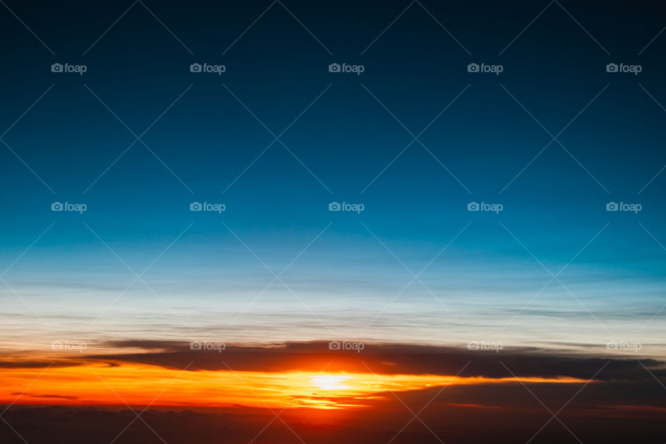 Cloud and sky during sunset 
