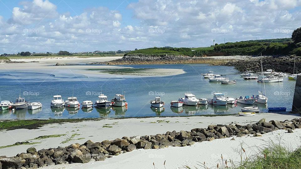 Shoreline in Brittany