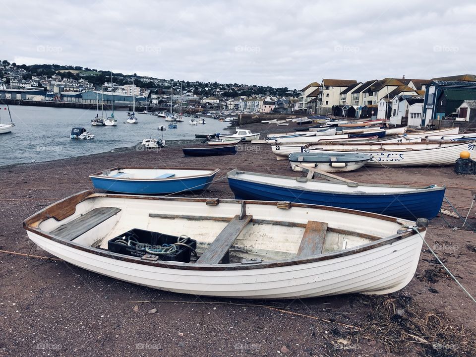 Despite the gloomy skies, this Teignmouth Barbour photo still manages to look quite enchanting.