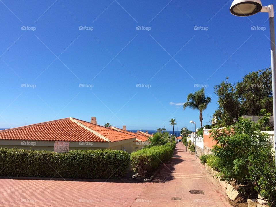 View over Villa in Tenerife