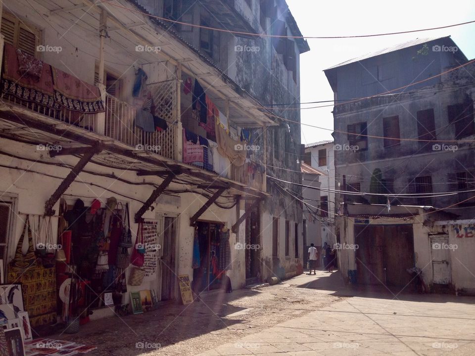 Stone apartments in Stonetown.