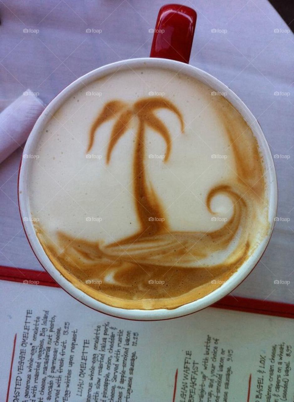 Hawaiian latte