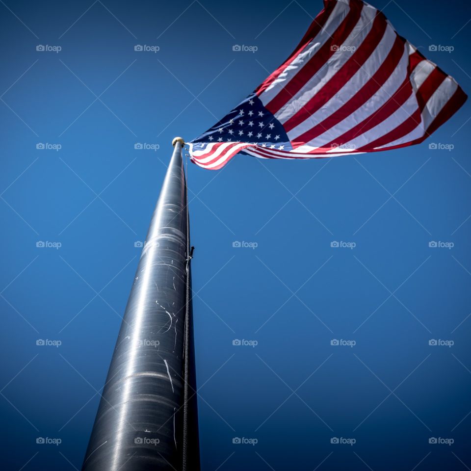 This flagpole stood at the WTC during 9/11.  It now stands in Ohio.