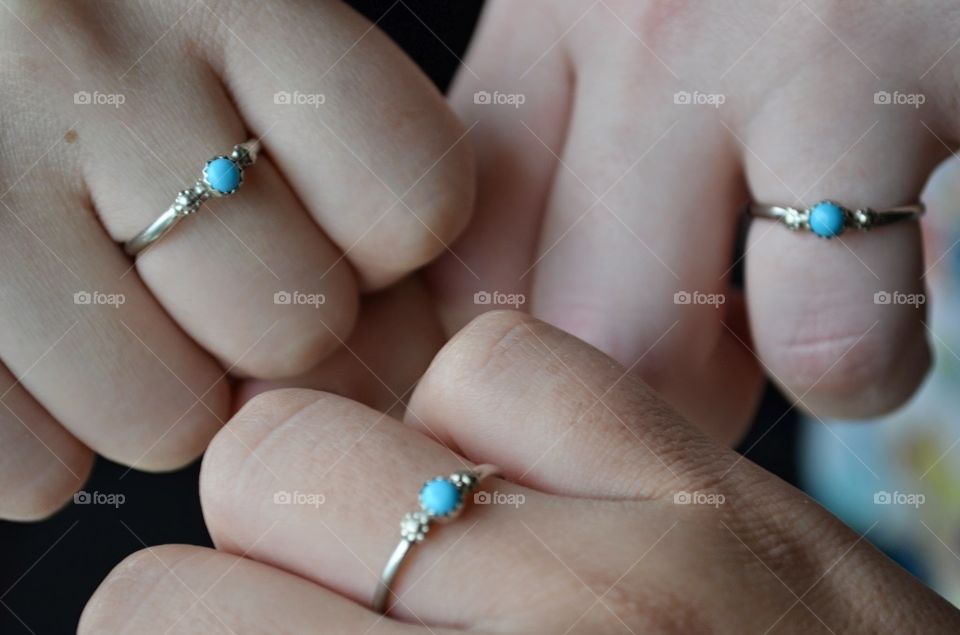 Friendship Rings. Small tokens to remind us of our friendship even when we live in different cities.