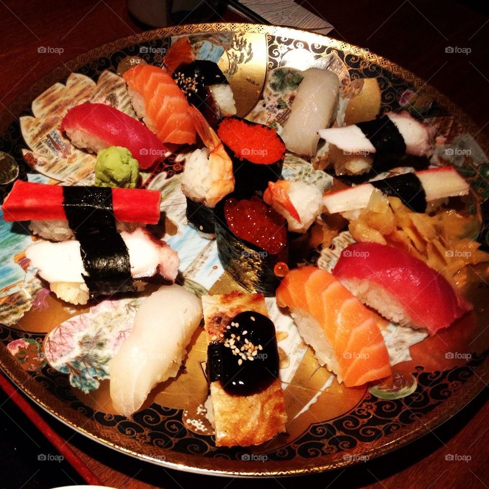 food sushi sashimi japanese by stephaniehong