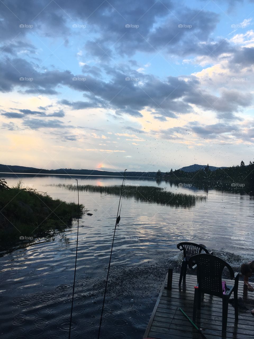 Water, Lake, Sunset, Reflection, Nature