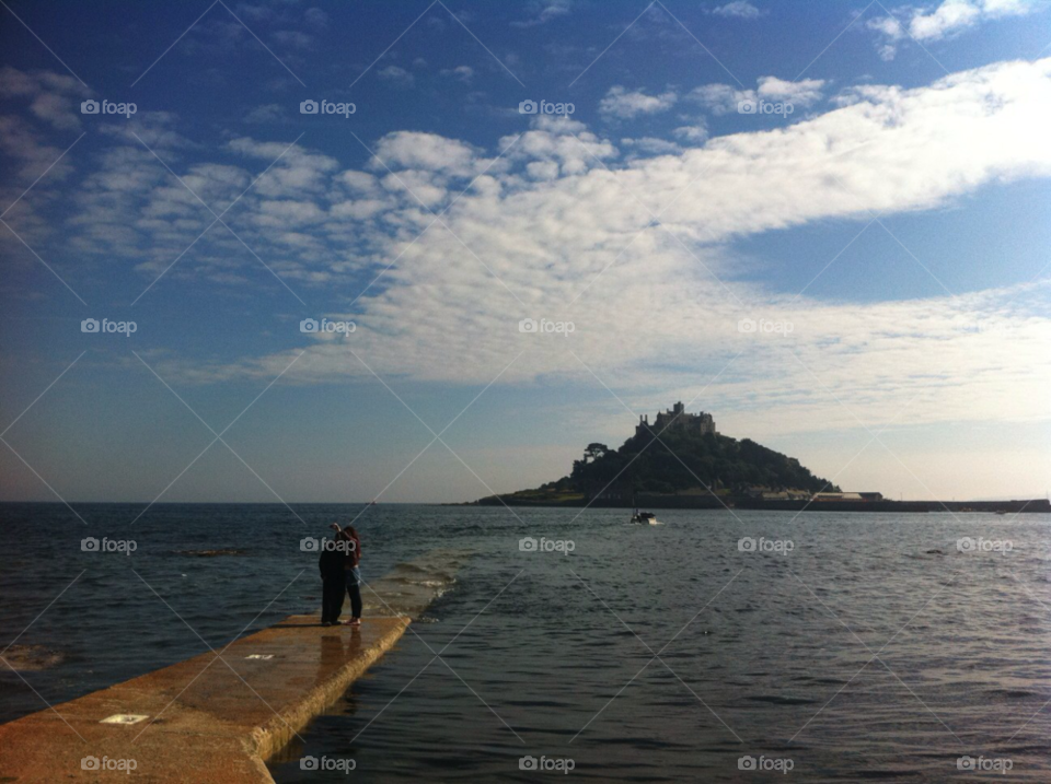 castle tide cornwall st michaels mount by karlbinder