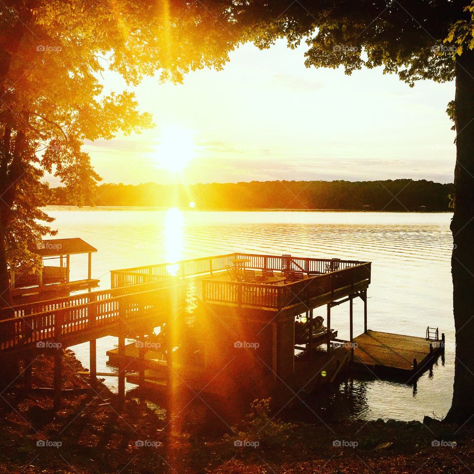 Lake Gaston Sunset 