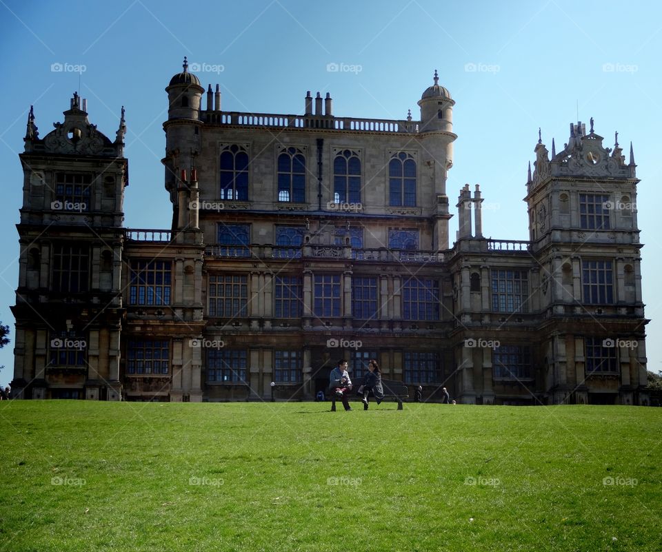 cathedral . Monument Castle in Wollaton Park