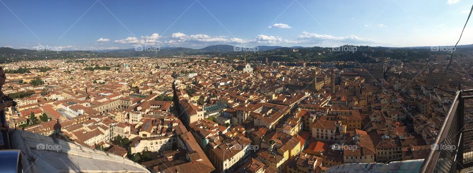 Florence, Italy . View from the duomo