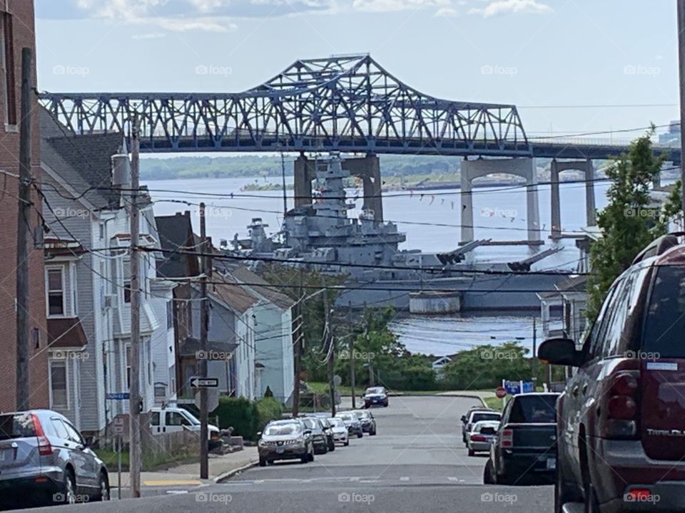 Beautiful view down the hill 