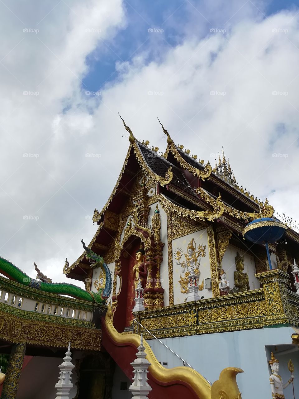 A corner in sangkaew temple