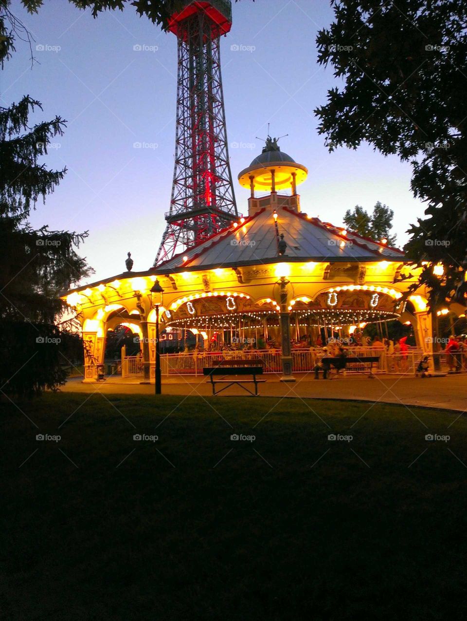 Carousel at Night