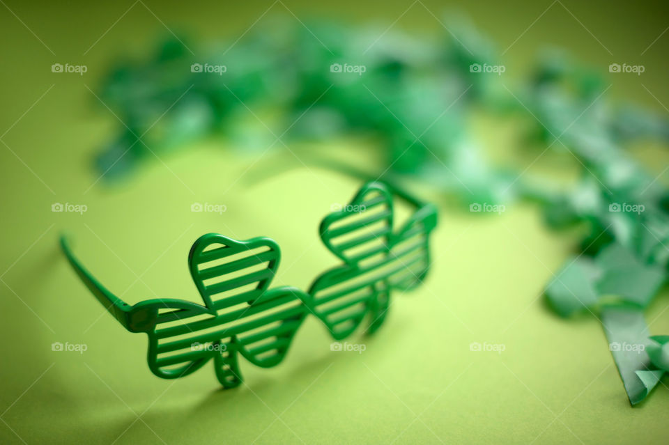 St. Patrick's Day, green beer, clover,