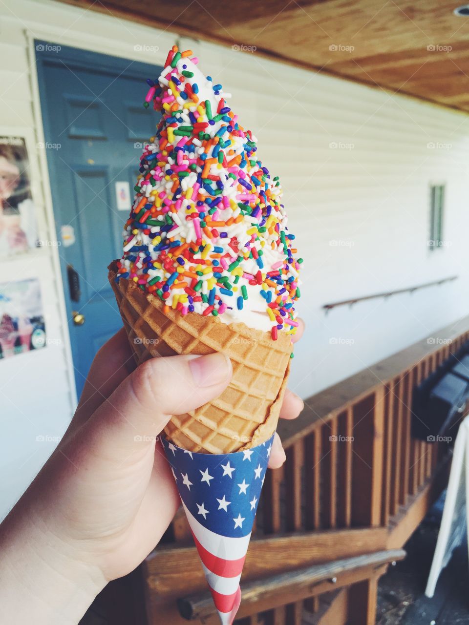 Ice cream. Taken in Hartford, VT