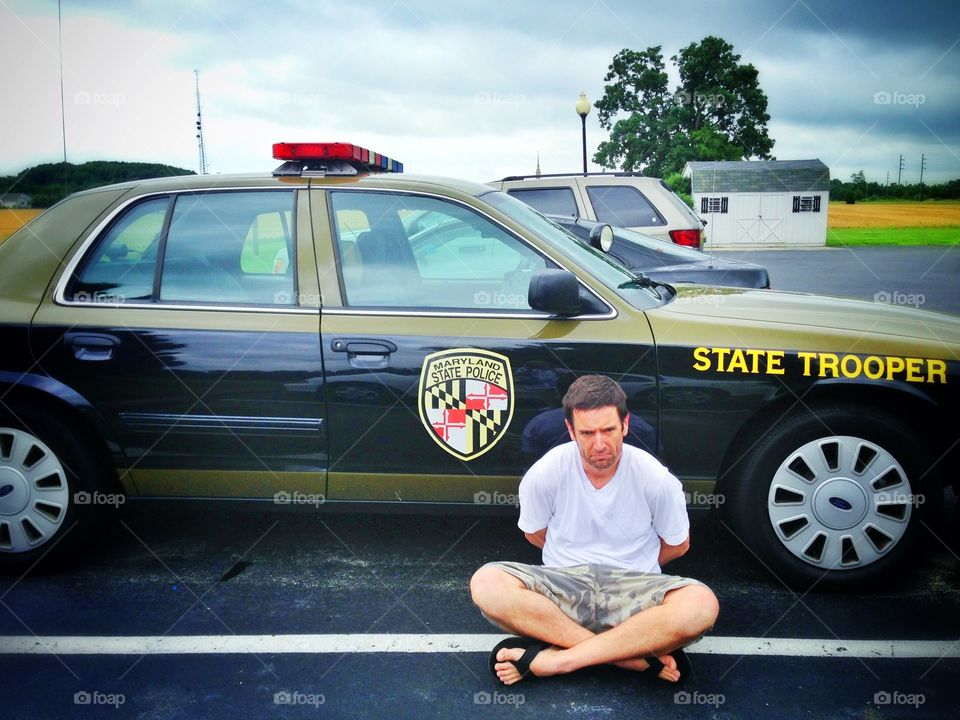 Arrested by a Maryland State Trooper policeman