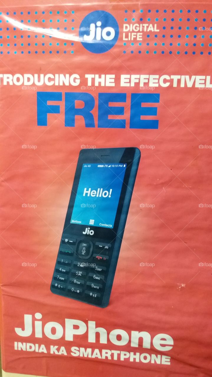 JIO phone free