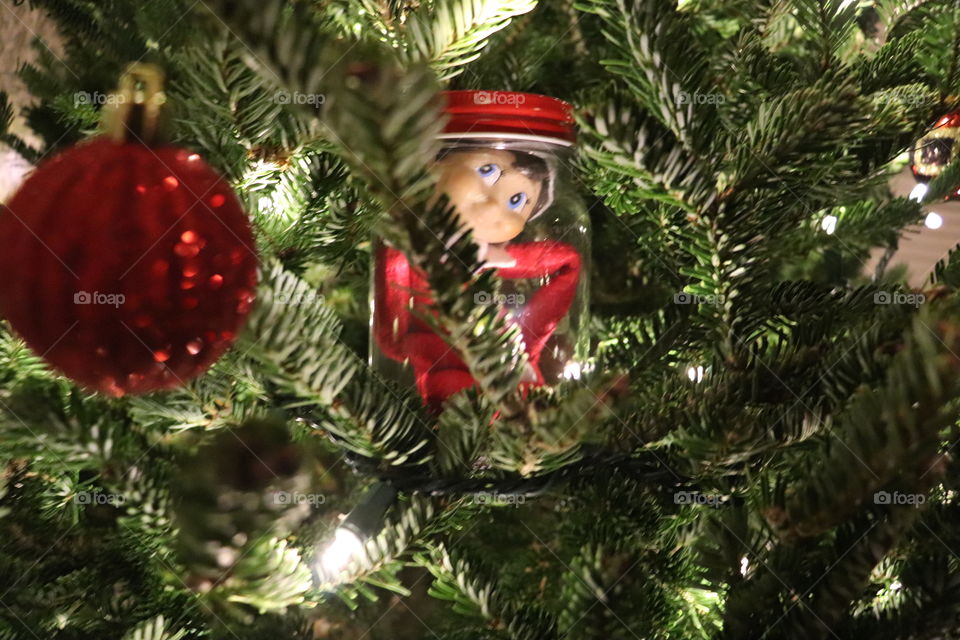 Elf in tree