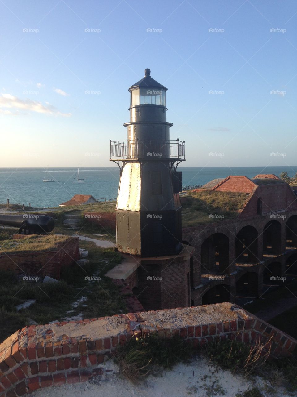 Lighthouse in the fort