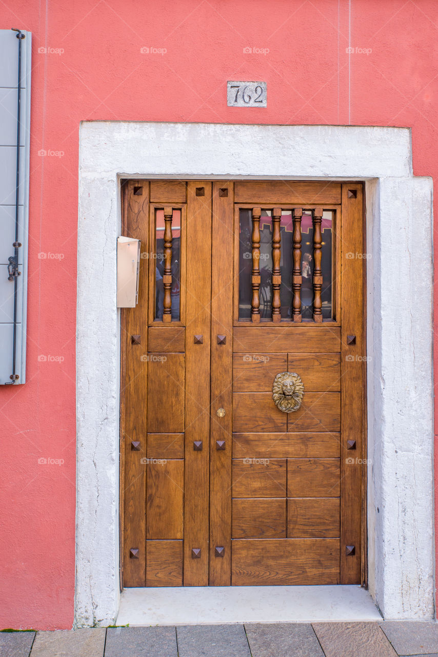 Wooden door