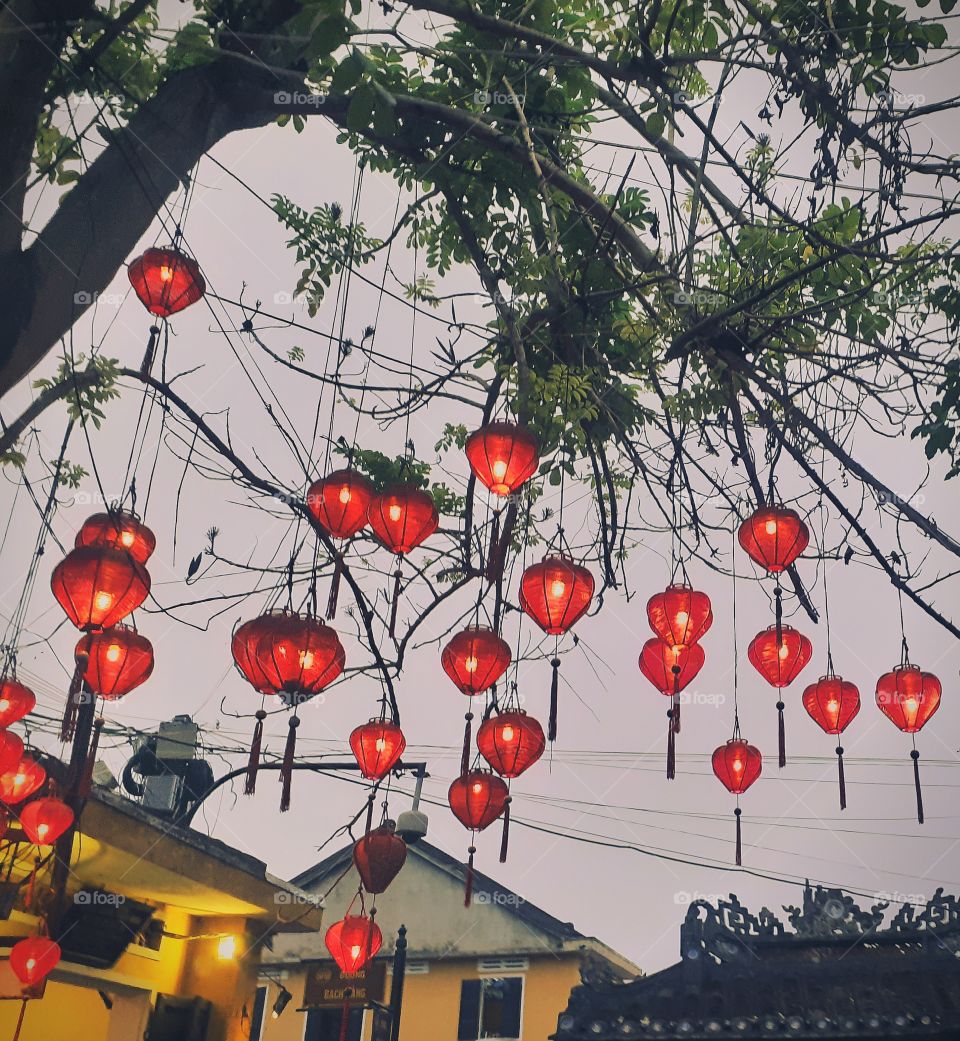 Red lantern on The Old Town