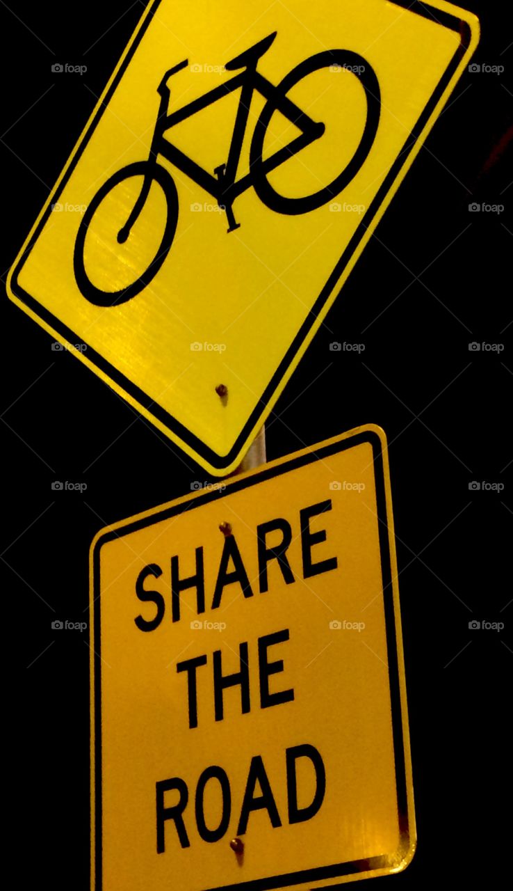 Share the road with bikers. 