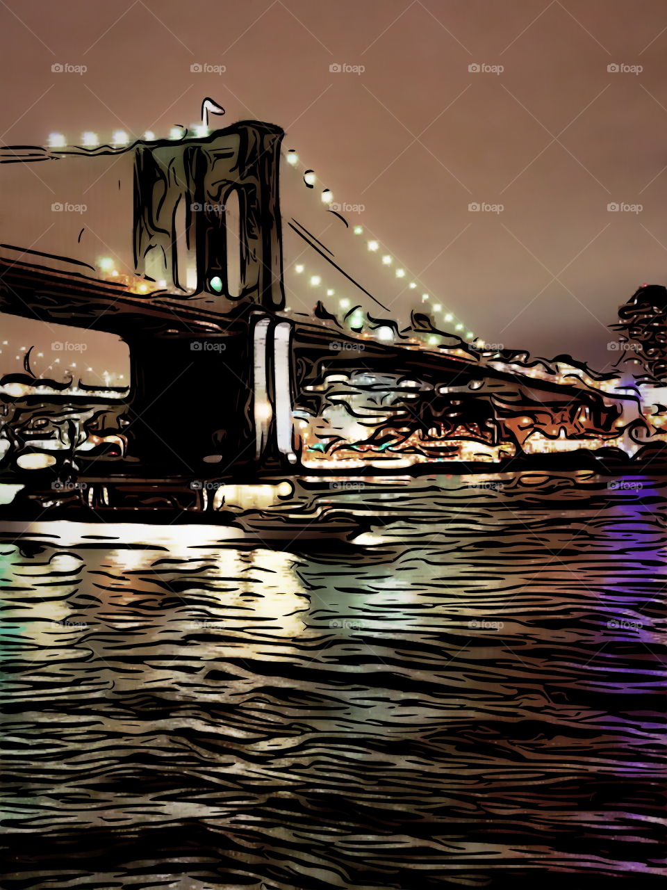 Water, Bridge, City, Sunset, Boat