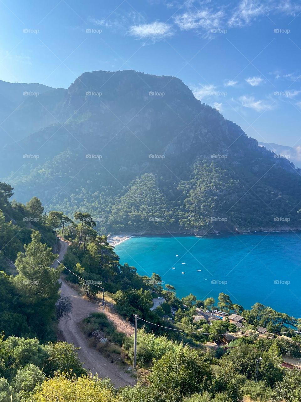 blue beach in turkey