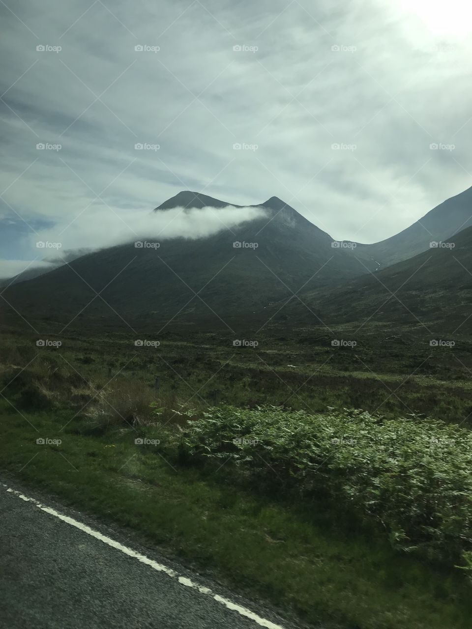 Cloudy mountains 