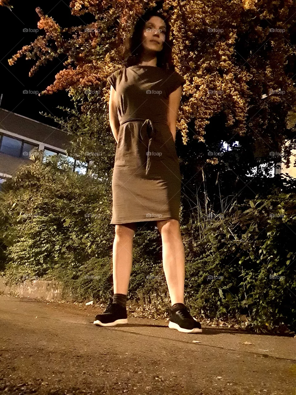 At night in the German streets