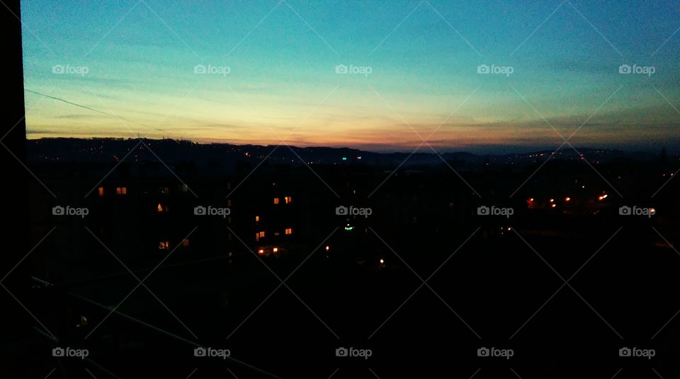 Sunset in Banja Luka. It's beautiful.