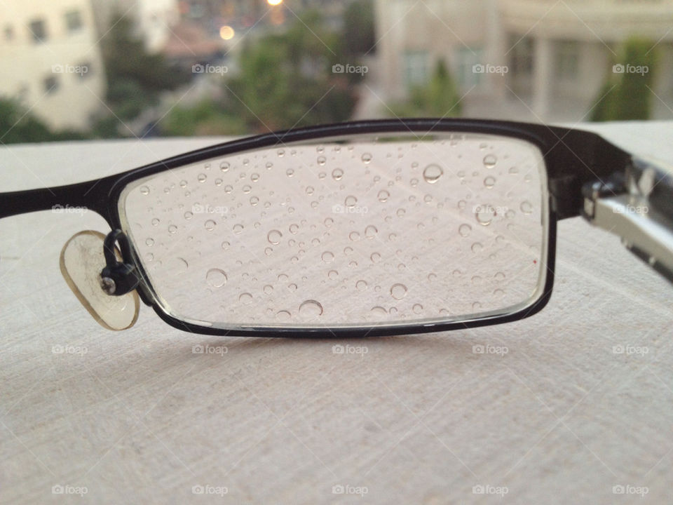 glass water rain wet by a.bilbaisi