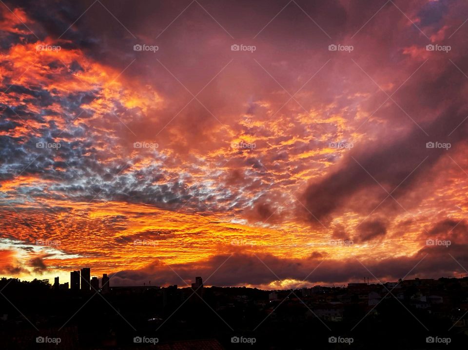 Fall Collors - 🌄🇺🇸 An extremely beautiful dawn in Jundiaí, interior of Brazil. Cheer the nature! / 🇧🇷 Um amanhecer extremamente bonito em Jundiaí, interior do Brasil. Viva a natureza! 