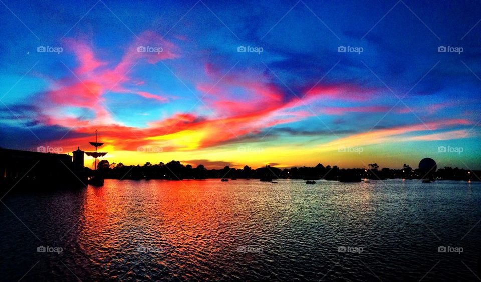 Sunset Epcot