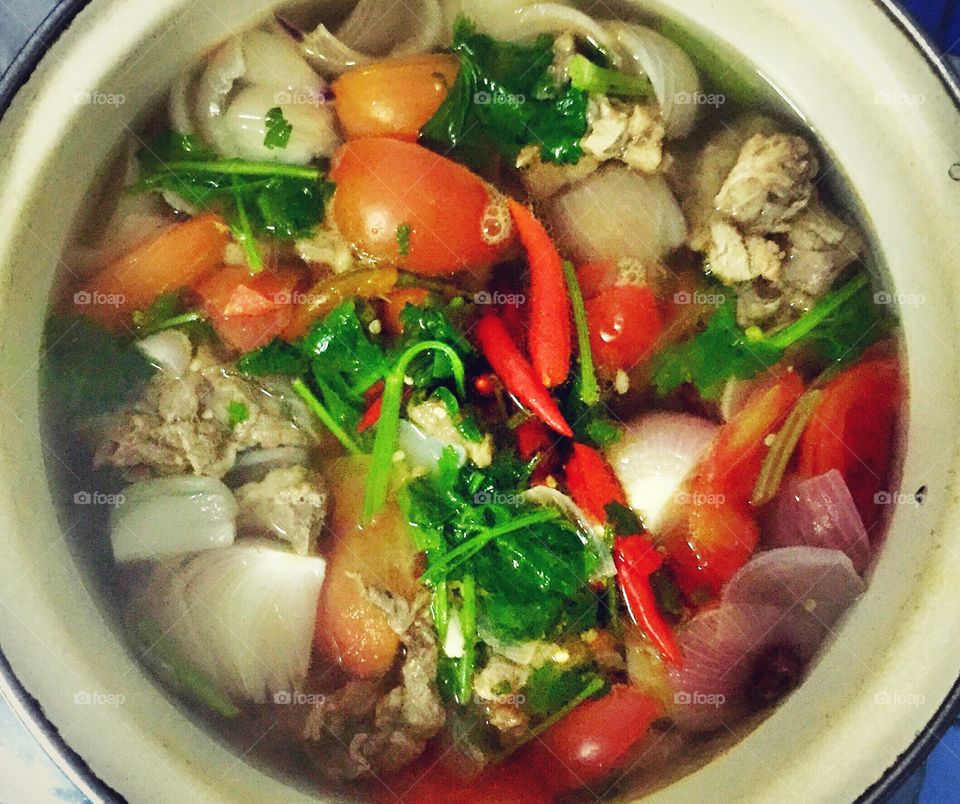 Thai Beef soup