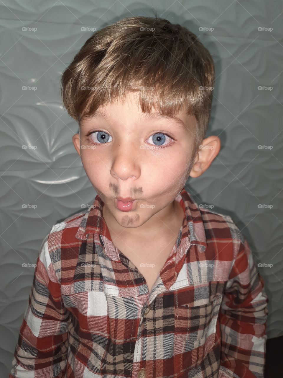 pretty child dressed as a square