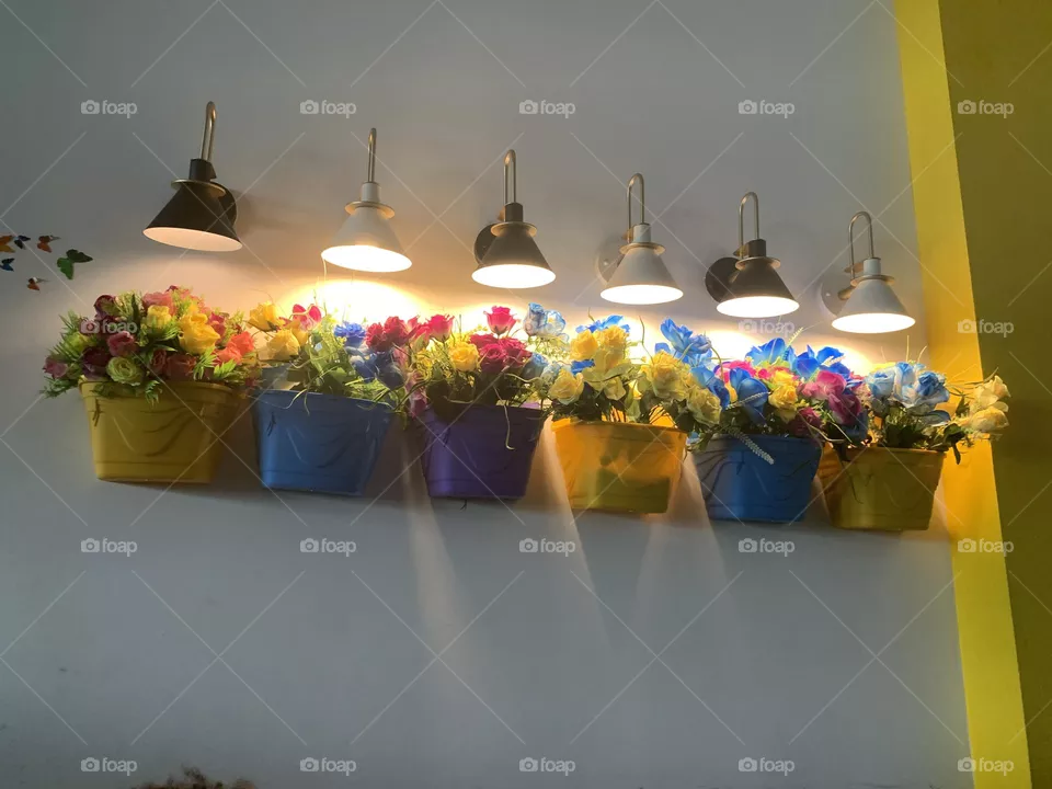 Colorful wall deco