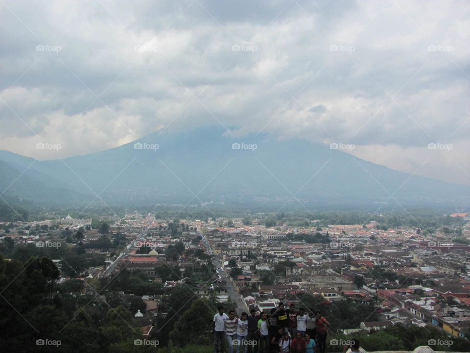 City, Mountain, Landscape, Travel, Town