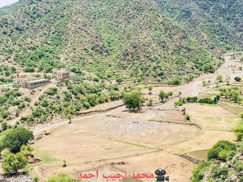 Glory be to God, the magnificent and picturesque view and the natural green trees are a view that is nothing more wonderful than it