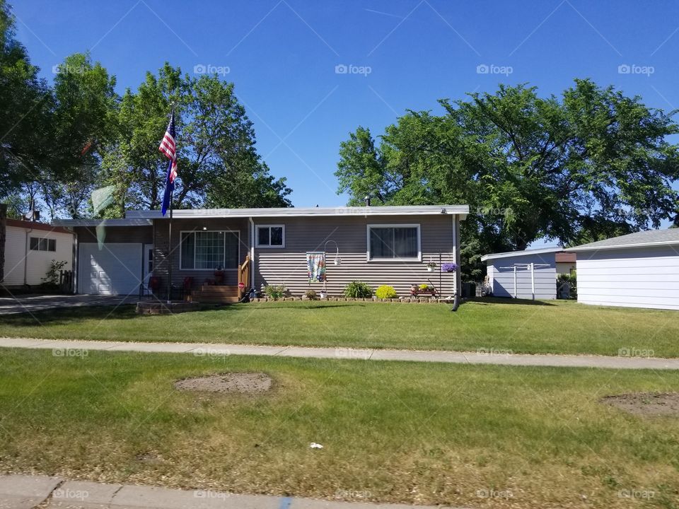 Home, House, No Person, Building, Lawn