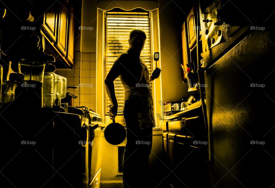 Man in the kitchen