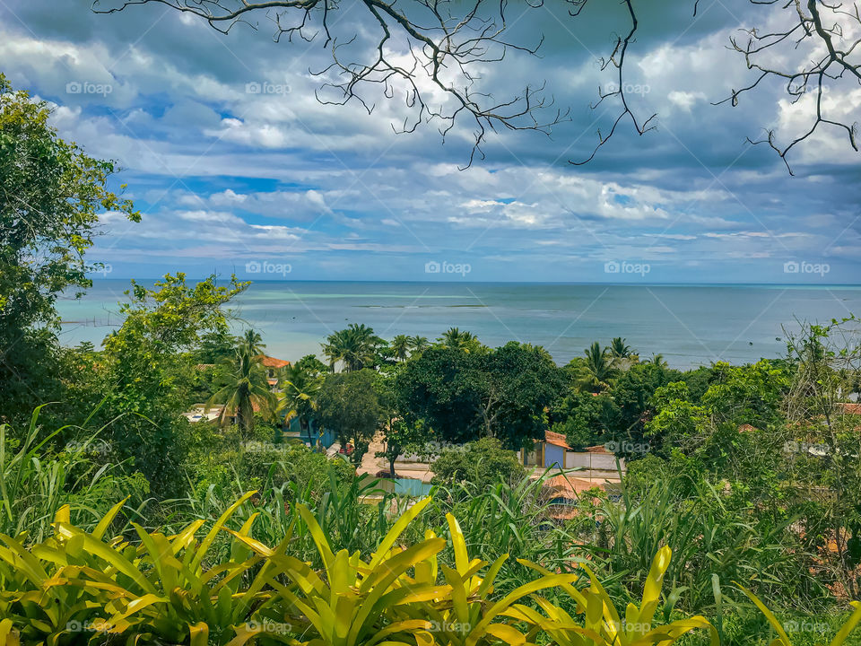 Viewpoint of Cumuruxatiba Bahia Brazil