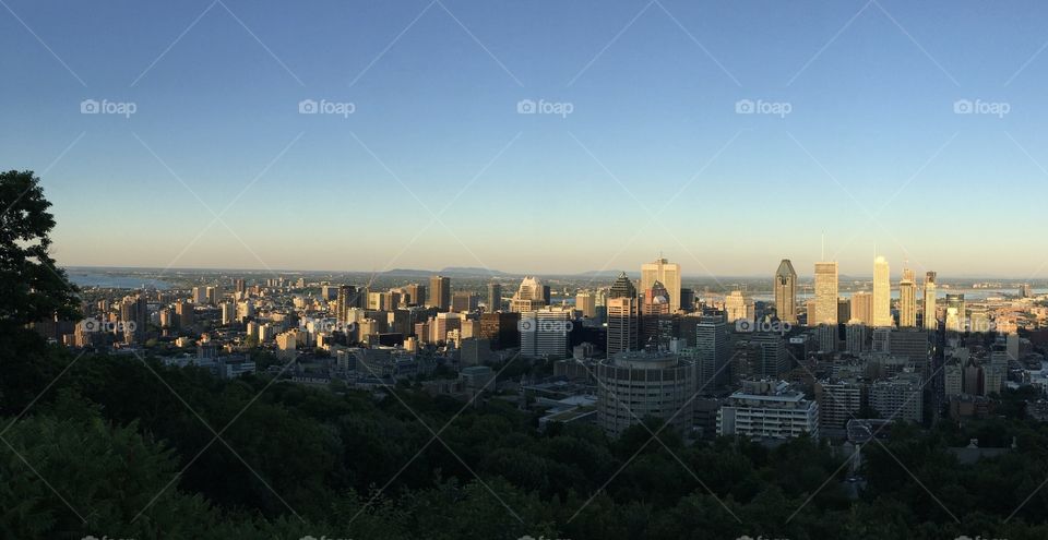 View of Montreal from Mount Royal. #Montreal #MountRoyal