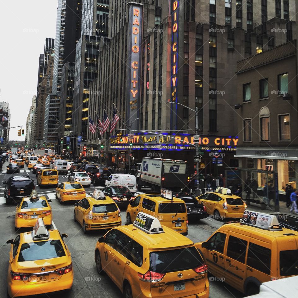 New York hustle and bustle 